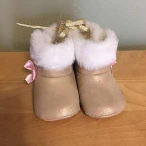 3-6 month old baby girl booties